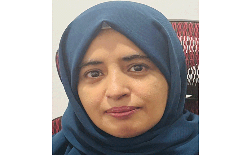 Headshot of Baruch College graduate student Aida Saeed.